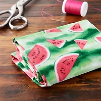 Green Watermelon Cotton Fabric Bundle by Loops & Threads™