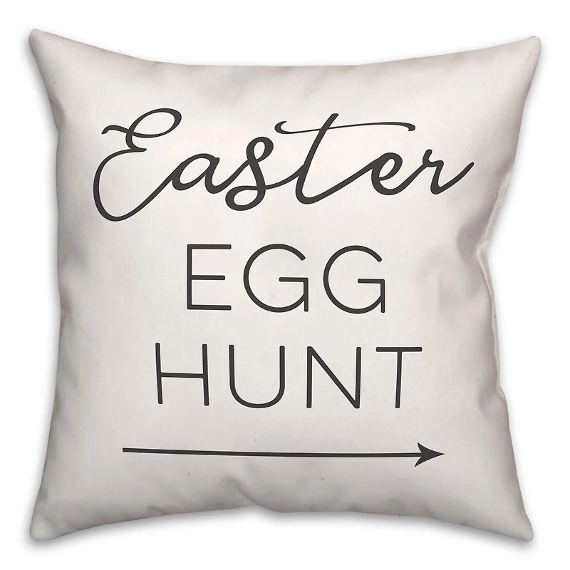 Easter Egg Hunt Basket 2 18" x 18" Indoor / Outdoor Pillow