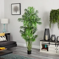 6ft. Potted Areca Palm Silk Tree