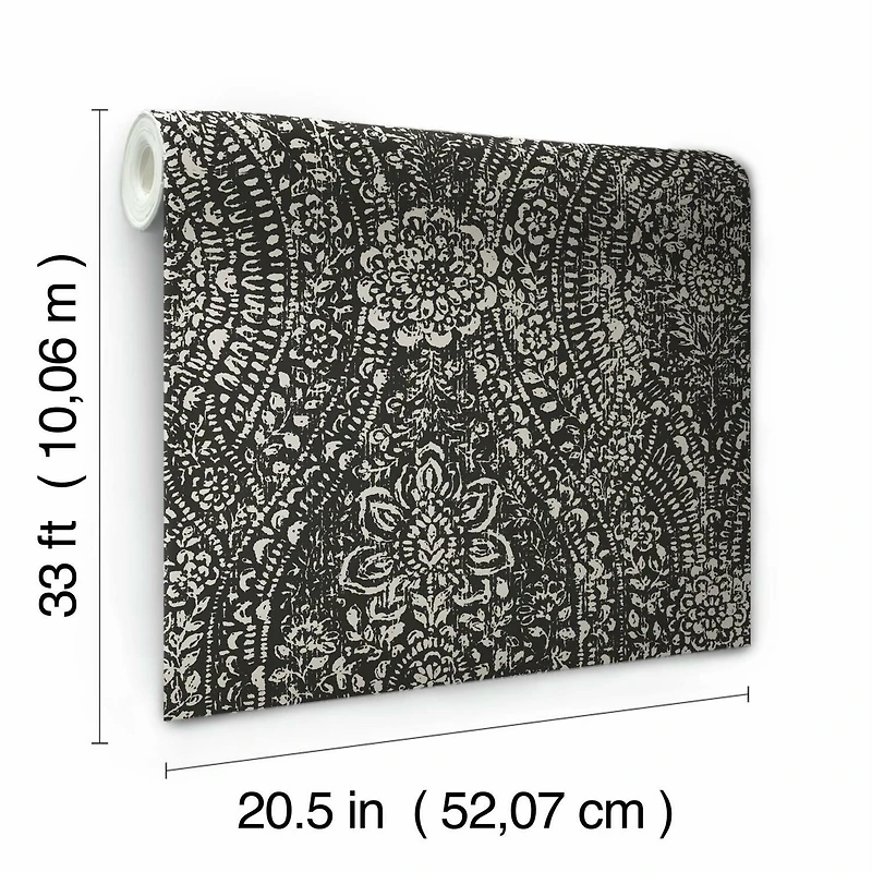 RoomMates Ornate Ogee Peel & Stick Wallpaper