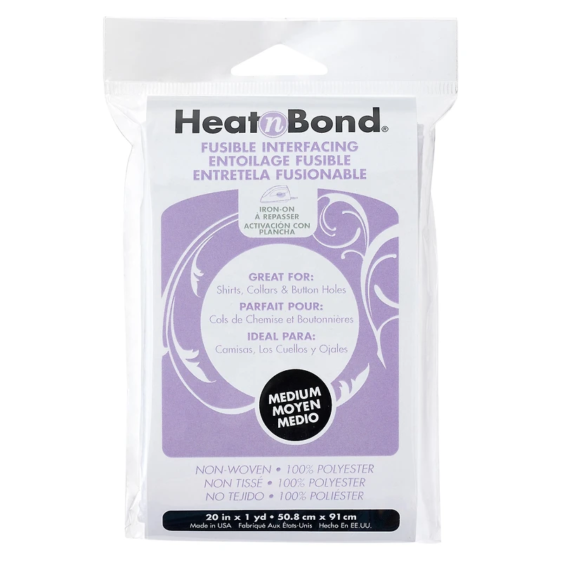 12 Pack: Heat N Bond® Non-Woven Medium Fusible Interfacing