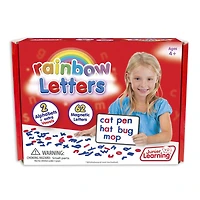 Junior Learning® Magnetic Rainbow Letters, 3 Packs of 62
