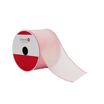 2.5" x 20ft. Iridescent Pink Wired Shimmer Ribbon by Celebrate It®