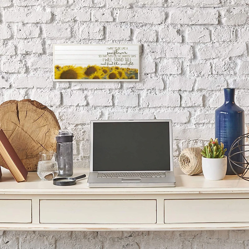 Stupell Industries Be Like A Sunflower Wall Art