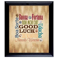 Good Luck Coins Subway Art Frame