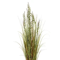 Artificial Potted Green & Brown Grass