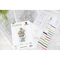 Luca-s Bouquet With Roses Counted Cross Stitch Kit