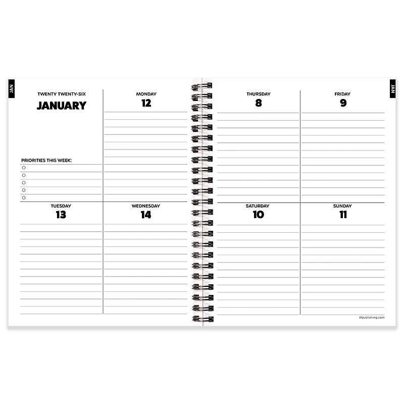 2026 Sesame Street Medium Weekly Monthly Planner