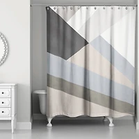 Abstract Geometric 71" x 74" Shower Curtain