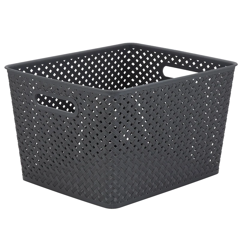 Simplify Large Wicker Storage Bin