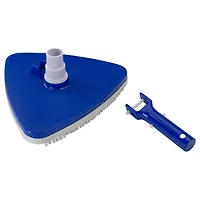 Pool Central 10.5" Triangular Weighted Swimming Pool Vacuum Head with Swivel Cuff