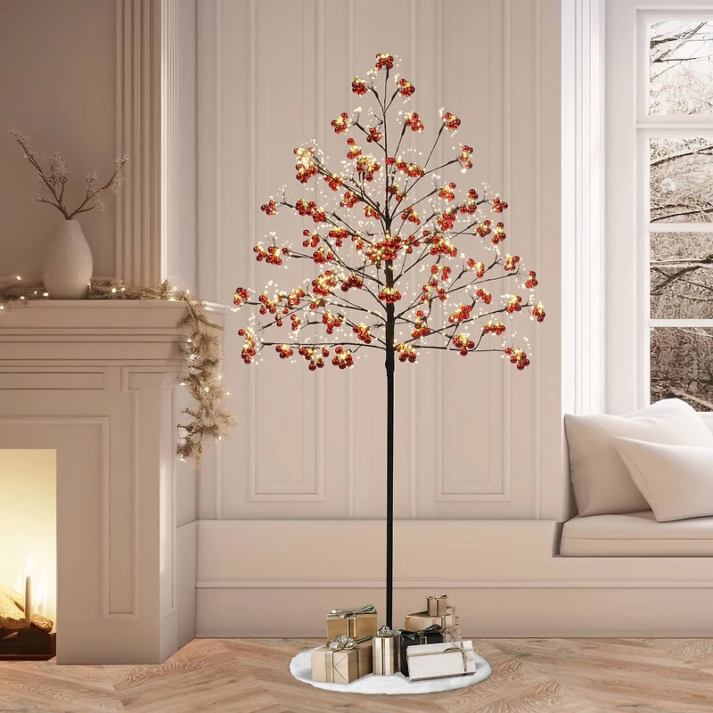 6ft. Pre-Lit Twig Artificial Christmas Tree