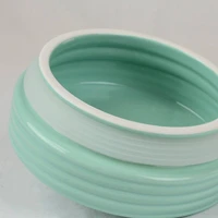 DII® 9" Aqua & White Ceramic Cookie Jar