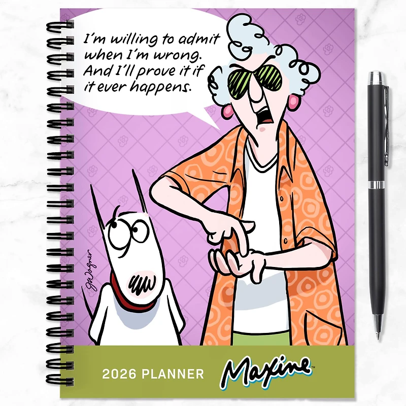 2026 Maxine Medium Weekly Monthly Planner