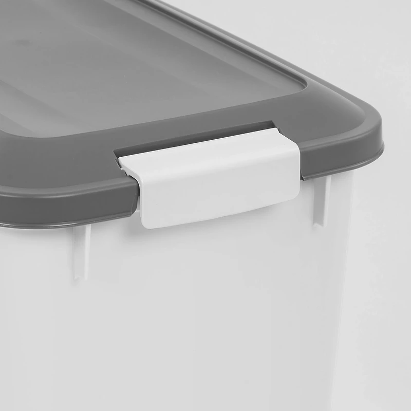 Iris® 30 lbs. Airtight Pet Food Container with Scoop, Gray