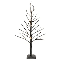 3ft. Glittery Black LED Glittered Twig Tree