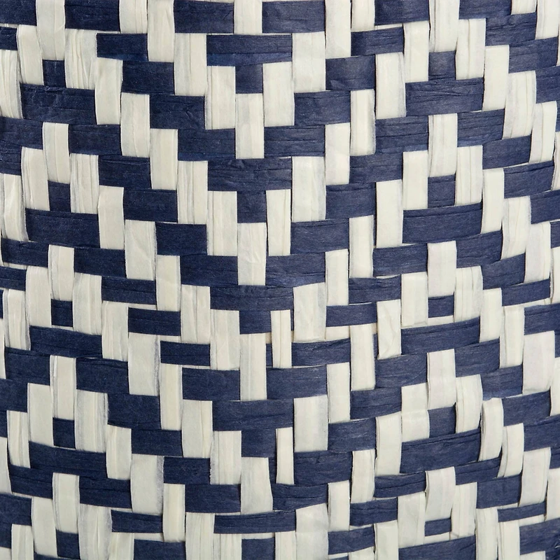 DII® Small Nautical Blue Chevron Rectangular Paper Bin