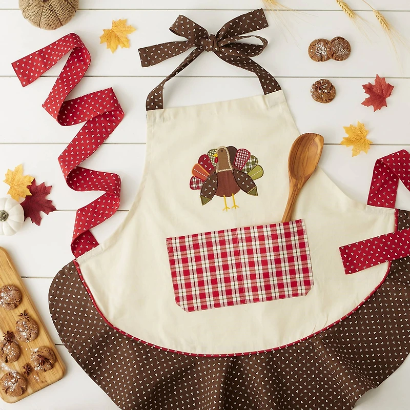 Gobble Gobble Ruffle Apron
