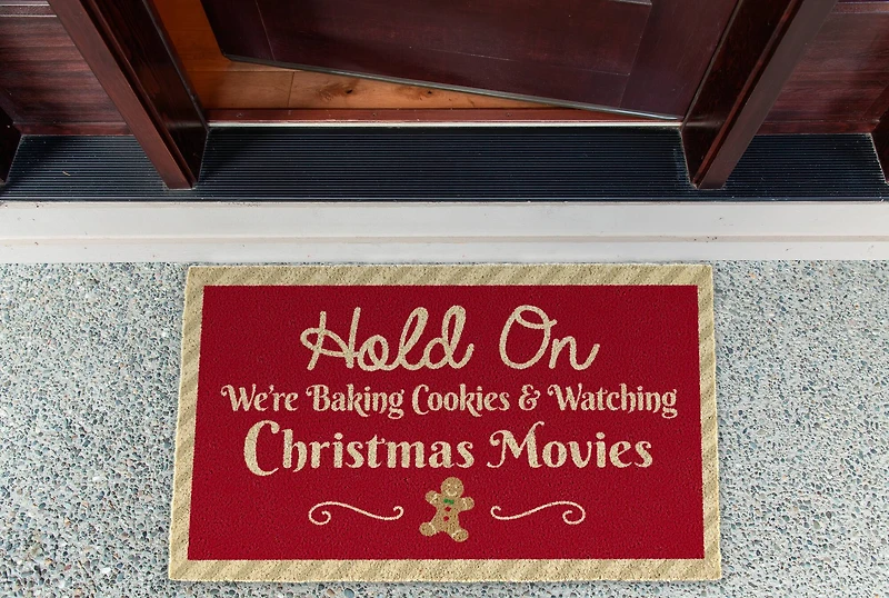 DII® Cookies & Christmas Movies Doormat