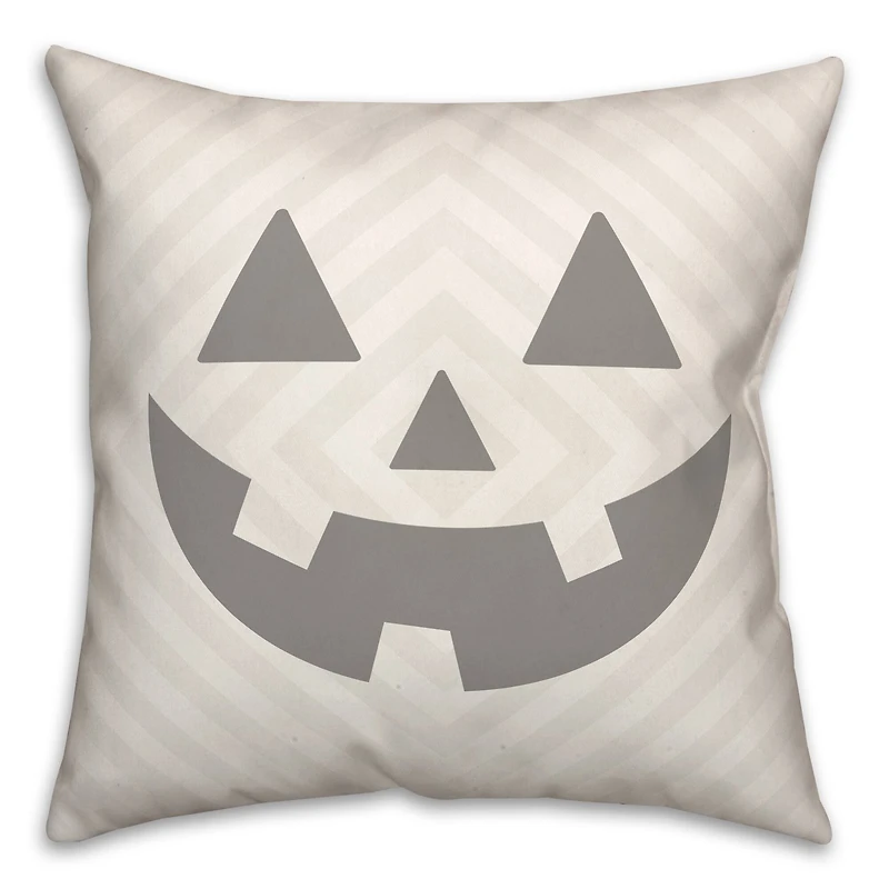 Neutral Diamond Jack Throw Pillow