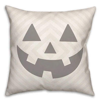 Neutral Diamond Jack Throw Pillow