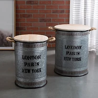 Organize It All Cobblestone Storage Bins, 2ct.