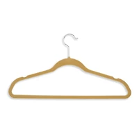 Honey Can Do Tan Flocked Suit Hanger, 50ct.