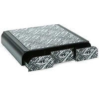 Mind Reader Black Print 36 Capacity Single Serve Coffee Pod Holder Drawer