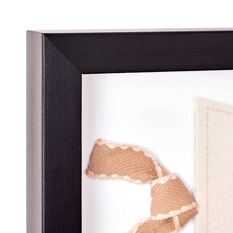 American Art Decor Grand Ole Opry Printed Linen Pennant in Shadowbox Frame - 10" H x 20" L