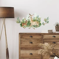 RoomMates Mama & Baby Woodland Deer Peel & Stick Giant Wall Decal Set