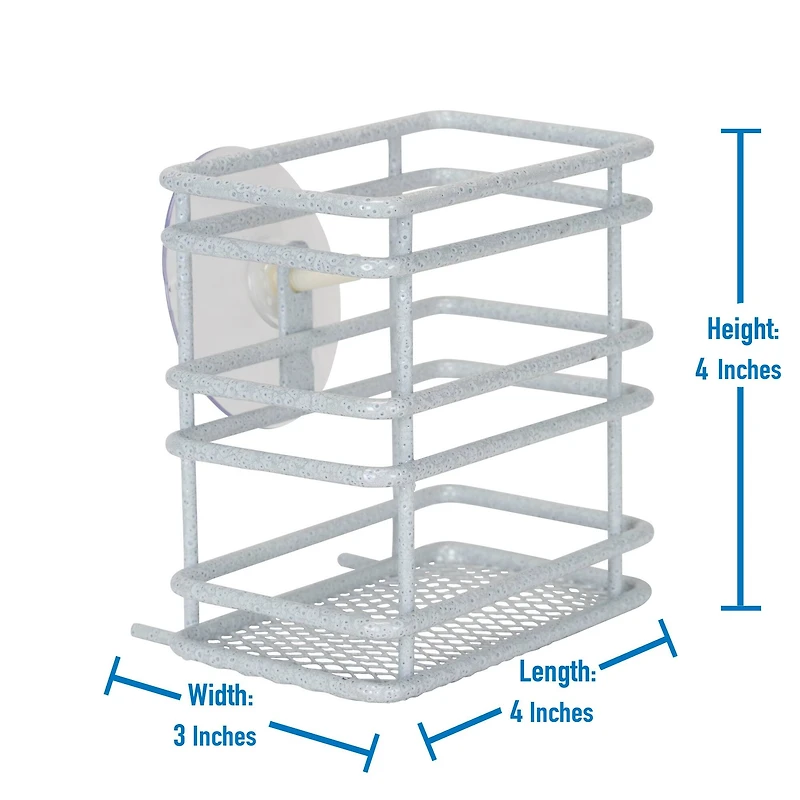 Laura Ashley White Speckled Sponge Holder