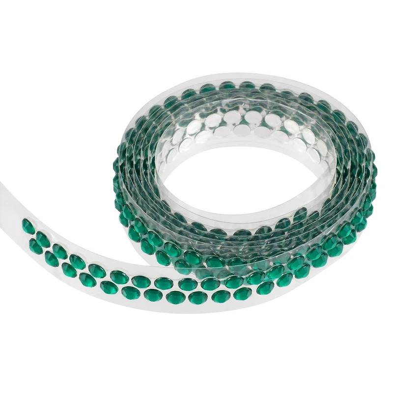 12 Pack: Bling on a Roll™ Dark Green Rhinestone Adhesives by Recollections™