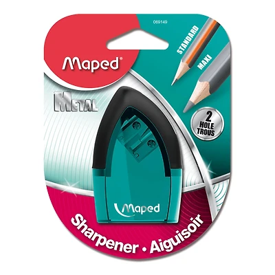 Helix® Maped Tonic Metal 2-Hole Pencil Sharpener Canister