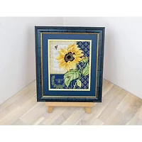 LetiStitch Sunflower Melody Counted Cross Stitch Kit