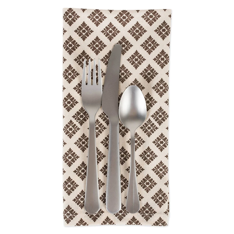 Heirloom Diamond Printed Napkin, 6ct.