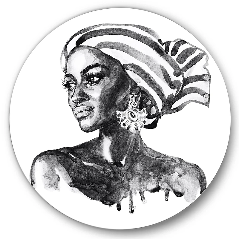 Designart - Portrait of African American Woman XII