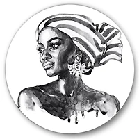 Designart - Portrait of African American Woman XII