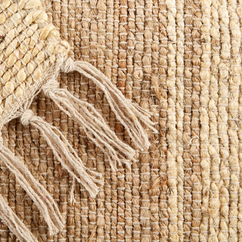 DII® Off White With Natural Jute Stripes Hand-Loomed Rug, 2ft. x 3ft.