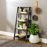 Walker Edison 55" Modern Ladder Bookshelf