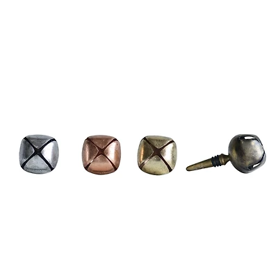 Hello Honey® Metal Bell Bottle Stopper Set