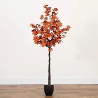 5ft. Autumn Rustic Maple Artificial Fall Tree