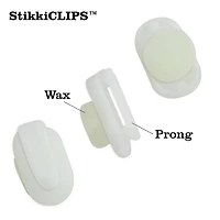 StikkiCLIPS™ White, 6 Packs of 120