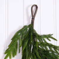 8ft. Artificial Real Touch Norfolk Island Pine Garland with Natural Look