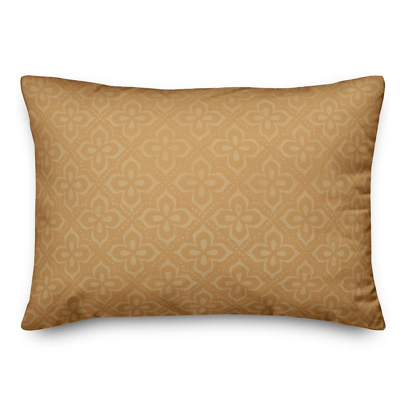 Medallion Print Throw Pillow