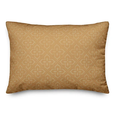 Medallion Print Throw Pillow