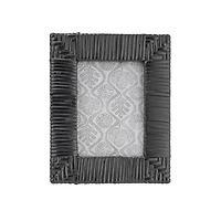 Hello Honey® Black Handwoven Rattan Photo Frame
