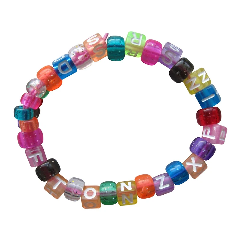 Creatology™ Assorted Alphabet Beads, Glitter