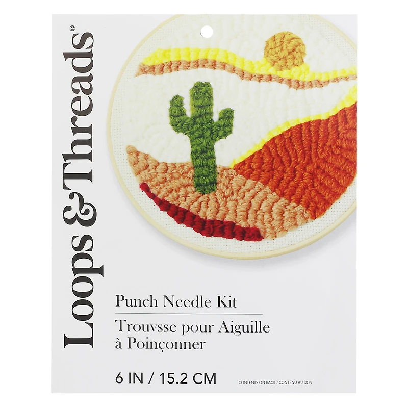 Desert Cactus Punch Needle Kit by Loops & Threads®