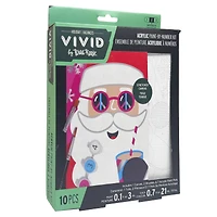 VIVID by Brea Reese® Peace Santa Acrylic Paint-by-Number Kit