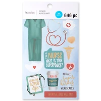 12 Pack: Nurse Stickers by Recollections™
